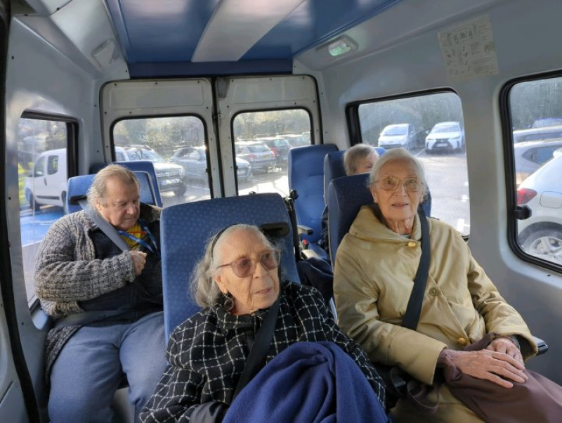 En route pour le marché d'Orange